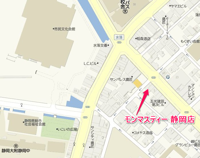モンマスティー 静岡店地図697551