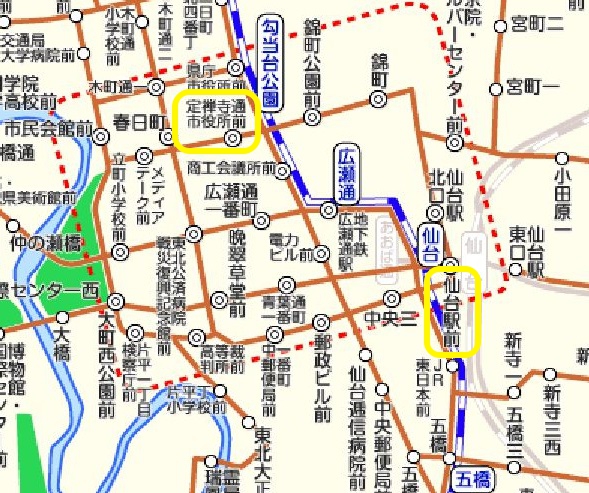 仙台バス路線図589493