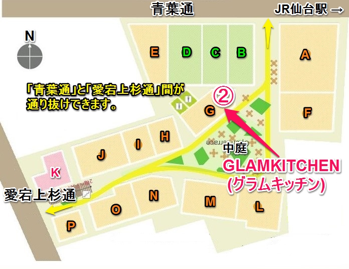 02_GLAMKITCHEN　(グラムキッチン)地図696536