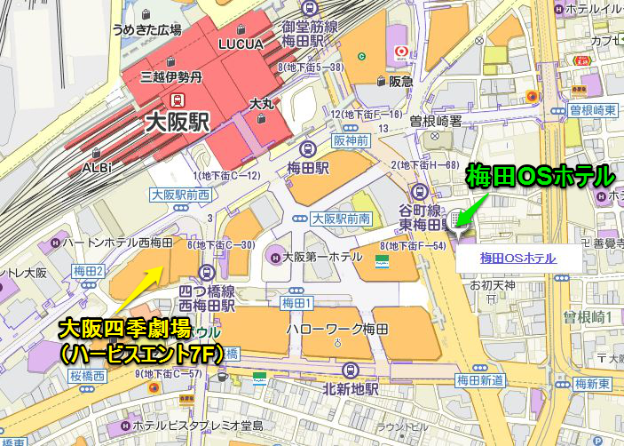 梅田OSホテル地図703502
